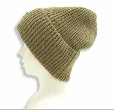 Louis Vuitton LV Ahead Cashmere Beanie Hat Beige M77971 Authentic