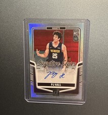 2024-25 Panini Donruss Pj Hall Signature Series Rookie Auto #SS-PJH!!