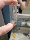 Vintage Miniature Milk Bottle BORDENS Glass Bottle is 2 1/8 " Tall