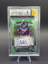 2025 Bowman Chrome Prospect Autographs Charlie Condon #CPA-CC Green Shimmer /99