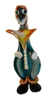Murano Hand Blown Art Glass Clown Figurine Multicolor Decorative Venice 13”