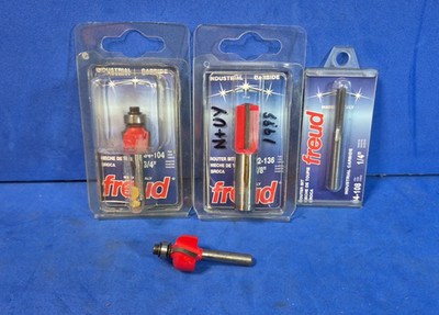 Freud Router Bit Lot