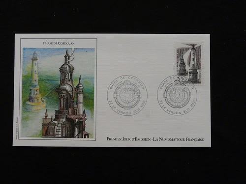 FDC France 1984 lighthouse