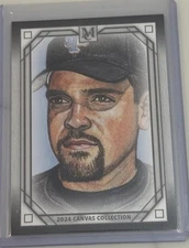 Mike Piazza 2024 Topps Museum Collection Canvas Collection CCR-22 HOF Mets
