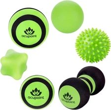 Massage Ball Therapy Set for Muscle Knots and Post-Workout - Physical Therapy Ba
