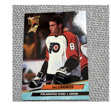 Fleer Ultra 1992-93 Rookie #157 Eric Lindros Philadelphia Flyers NHL Card