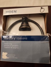 MOEN Banbury Towel Ring in Mediterranean Bronze Y2686BRB