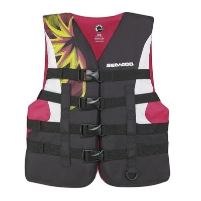 Schwimmweste Damen 50N CE Rot Sea-Doo Motion SUP Kajak Jetski Boot Wakeboard