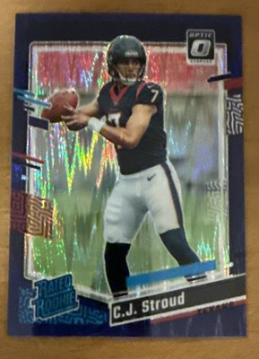2023 Panini Donruss Optic - Rated Rookie C.J. Stroud #244 Purple Shock Prizm...