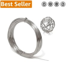 33-Foot Bendable Aluminum Craft Wire - Ideal for Jewelry and Sculpture Projects
