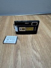 Sony DSC-T200 Black 10.1MP 5x Zoom Carl Zeiss Lens Touch Screen CCD - Tested