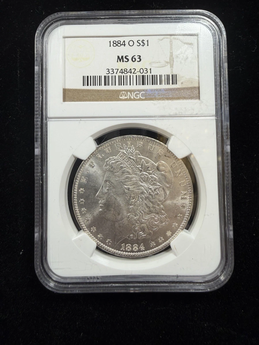 ★19世紀発行★ PCGS 1899-O MS63 モルガン 銀貨 MS 63 Graded 1884 Year Morgan US Dollars (1878-1921) for sale | eBay