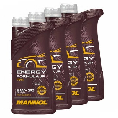 Motoröl Motor Öl MANNOL 5W30 Energy Formula JP API SN 4x 1 Liter Motorenöl