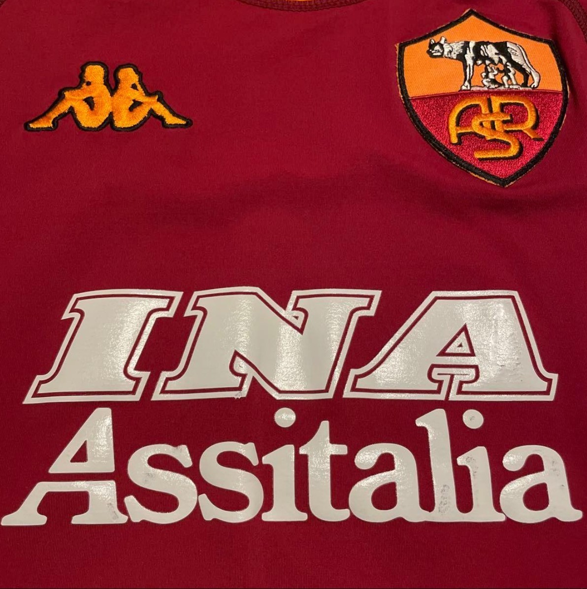 Nakata - AS Roma 2000 2001 Official Long Sleeve Jersey Shirt Kit