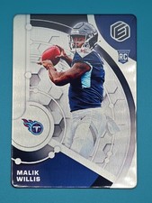2022 Panini Elements Rookie RC Malik Willis Tennessee Titans #/99 Metal Card