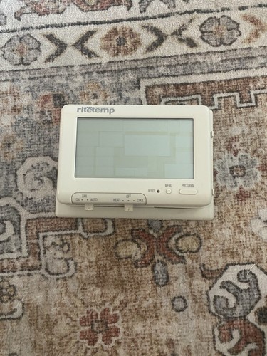 RiteTemp 8030 Universal 7-Day Programmable Thermostat - White 