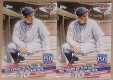 2019 TOPPS OPENING DAY #YOF-5 NEW YORK YANKEES BABE RUTH HOF [2] MINT 06430