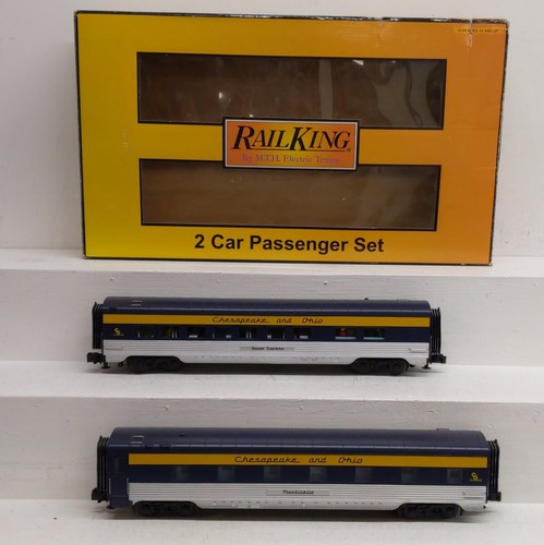 MTH 30-67447 Chesapeake & Ohio 2 autos 60’ ABS aerodinámico dormitorio/comedor V2 EX/caja | Zustand: Used