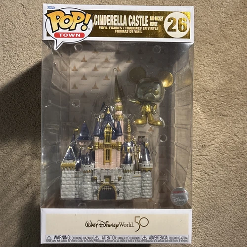 Funko Pop! - Cinderella Castle & Mickey Mouse #26 GOLD - Disney World Exclusive