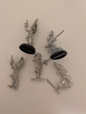 Warhammer 40k Eldar Aeldari Howling Banshees OOP Metal Unpainted Incomplete
