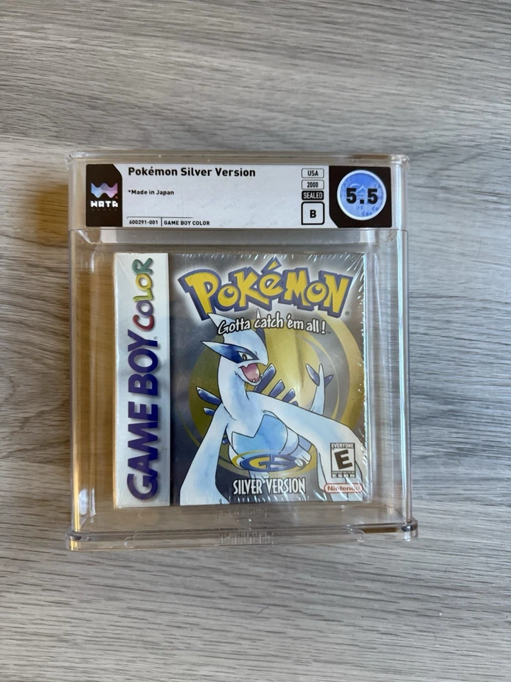 Pokémon Silver Version (Nintendo Game Boy Color, 2000) Sealed And Graded 5.5 - Image 3 of 4