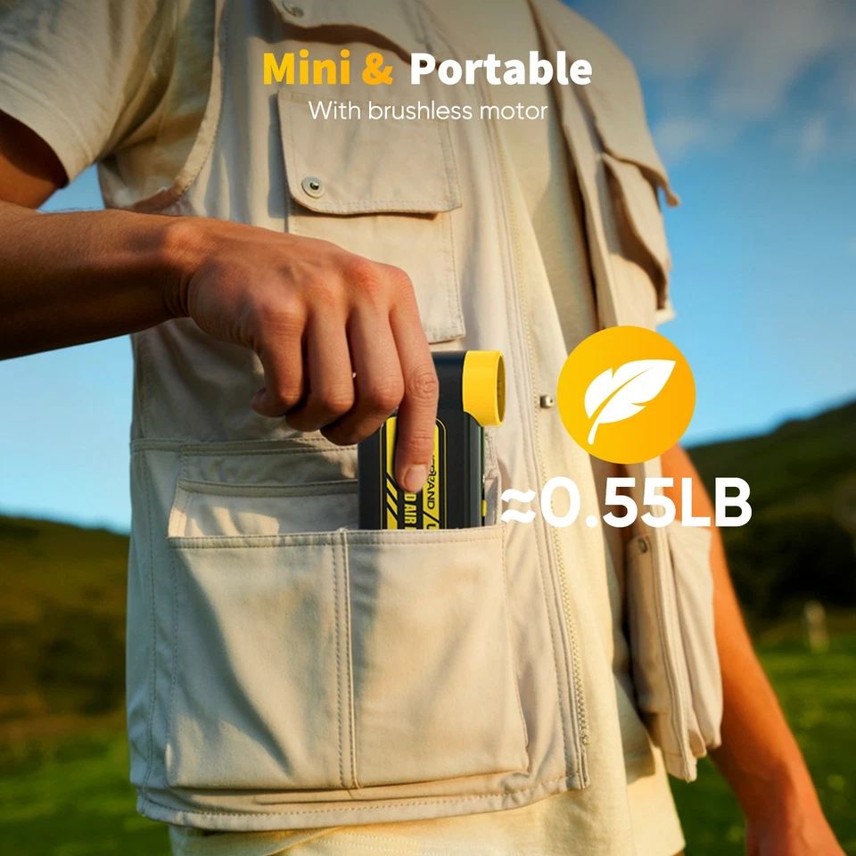 300000RPM Kabelloser Staubbläser Leicht 60MIN Leistungsstark 15 Zubehör für PC - Bild 4 von 4