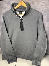 Nike Pullover Mens Large Therma-FIT Quarter Zip Fleece Athletic Long Sleeve Gray