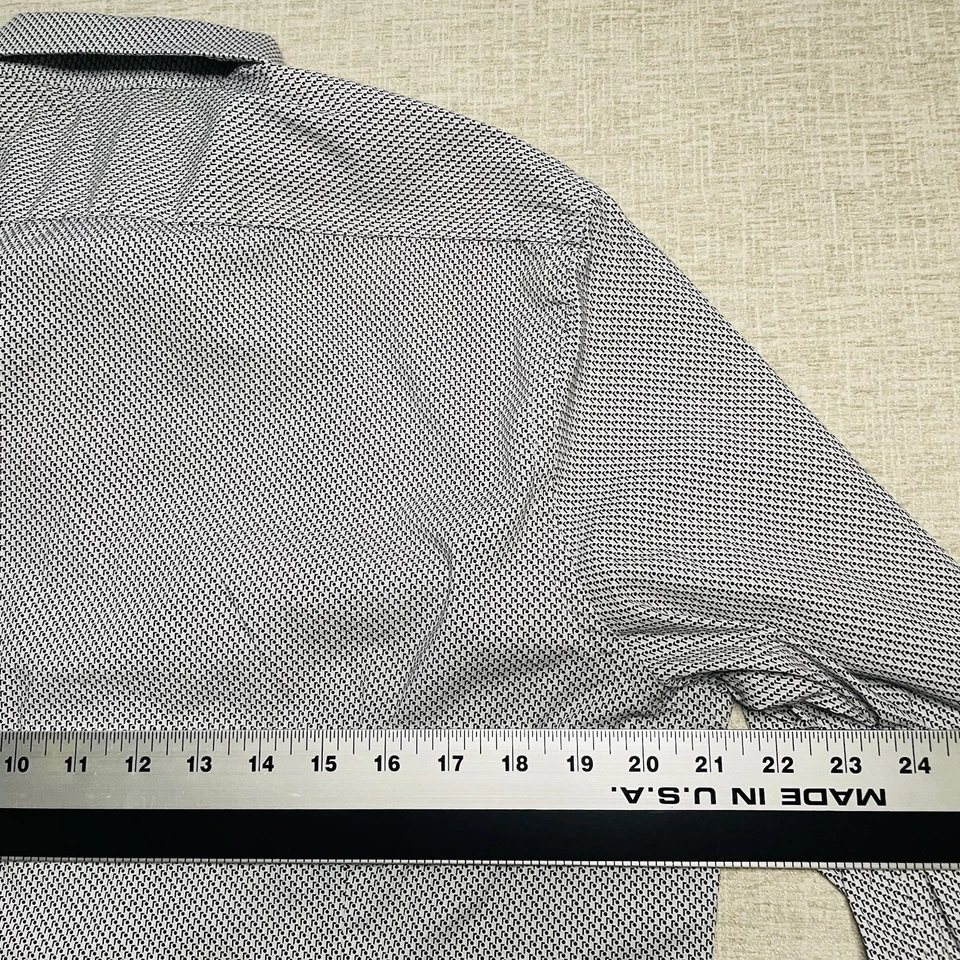 Camisa de vestir extra ajustada Express para hombre multicolor, azul, marrón talla mediana Foto 4 de 4