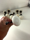 Vintage White Porcelain Doorknob Lot Antique Hardware Restoration Set 6 Pairs — photo 3