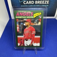 2026 Topps Heritage Christian Moore #249 Dark Gray Bordered