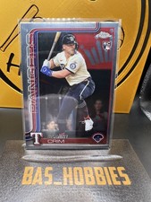 2025 Topps Chrome Update - #USC83 Blaine Crim RC - Rangers Rookie