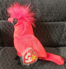 Ty Beanie Babies Mac The Cardinal Plush Toy