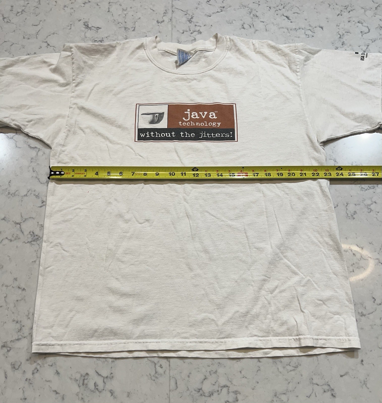 Vintage Java Technology RSA Data Security T Shirt… - image 7