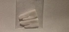 Original VTG 60's Barbie White Tricot Short Gloves Barbie/Skipper Accessory (A)