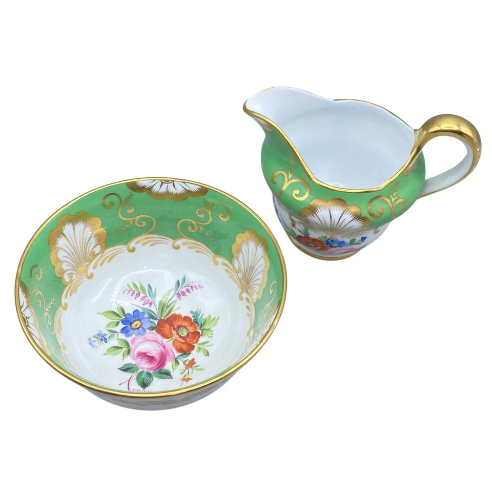 VTG Sugar & Creamer Floral England CottageCore Grannycore Glam Dainty Tea Party - Image 3 of 4