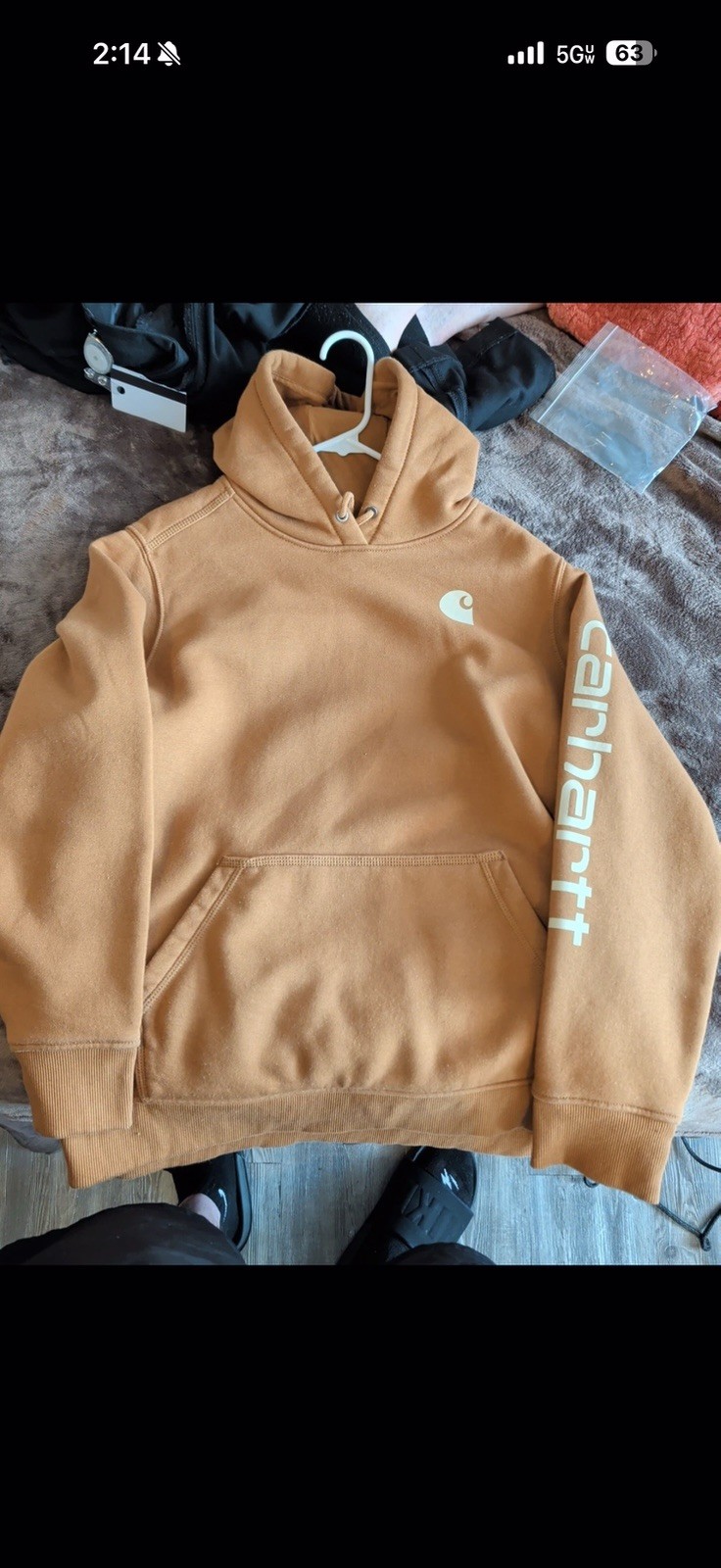 Sudadera con capucha Carhartt K288 para hombre 2XL nueva con etiquetas