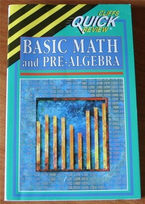 Cliffs Quick Review Basic Math and Pre Algebra Bobrow, Jerry paperback Very ...