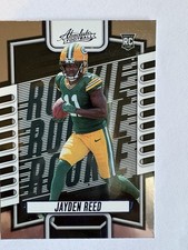 2023 Panini Absolute Rookies Jayden Reed #118 Blue Rookie Green Bay Packers