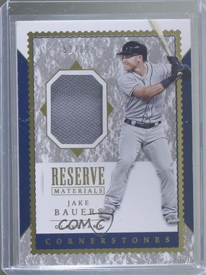2019 Panini Chronicles Reserve Materials 52/99 Jake Bauers #RM-JB Rookie RC i6j