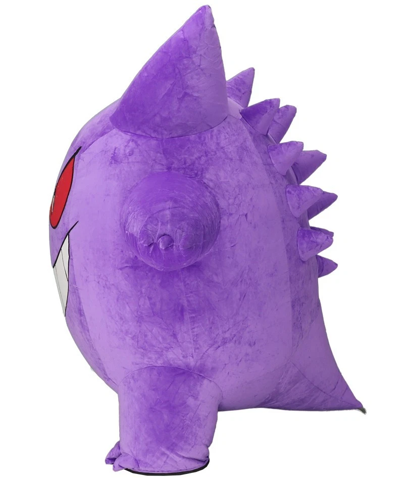Disfraz Inflable Gengar Mascota Peluche Mono Halloween Juegos con disfraces Fiesta Traje Foto 3 de 4