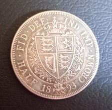 Retro Queen Victoria 1893 Old Head Halfcrown.  Souvenir Gap Filler.