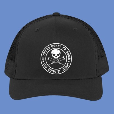 帽子 MAZZ trucker cap, black/denim patchwork Official McCormick Farmall® Snapback Cap with Woven Patch, Black