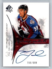 2009-10 SP Authentic - Future Watch Auto - T.J. Galiardi #255 /999 (AU, RC)