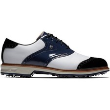 NEW Mens FootJoy DryJoys Premiere WILCOX Golf Shoes, PICK SIZE, WHITE/NAVY/BLACK
