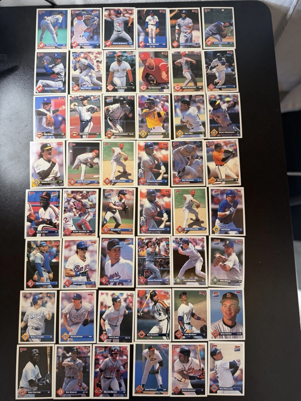 1993 Donruss Baseball Card Lot 48 Cards Deion Sanders Sammy Sosa Ivan Rodriguez