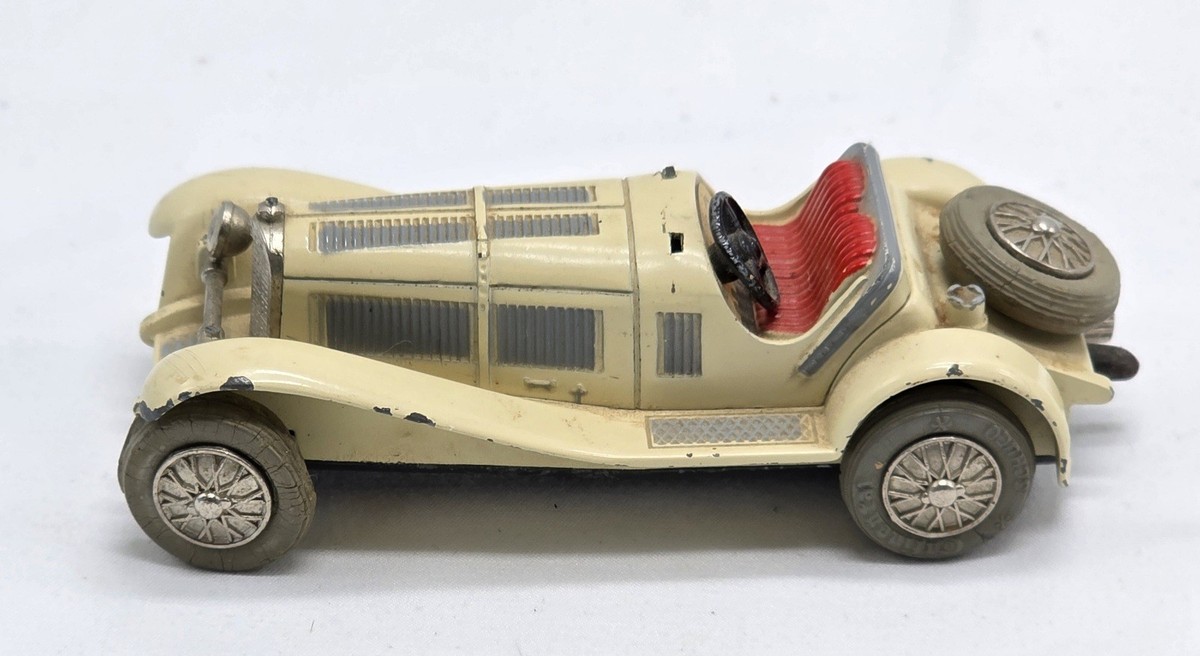Vintage SCHUCO 1043/1 Micro Racer Mercedes SSK West Germany Wind