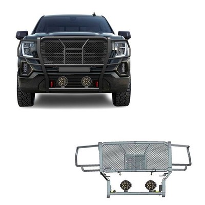 Black Horse Rugged HD Grille Guard Kit Modular  BK fit 2019-2021 GMC Sierra 1500