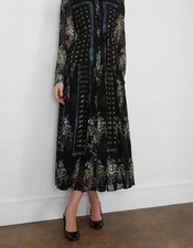 Ulla Johnson Emilie Drop Waist Long Sleeve Shirt Dress Size 6