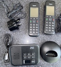 Gigaset C570A and C570HX Cordless Phones and Answering Machine, 2-Handset, Black