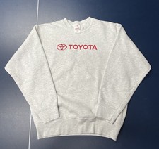Vintage 90s Embroidered Toyota Crewneck Sweatshirt Size Medium